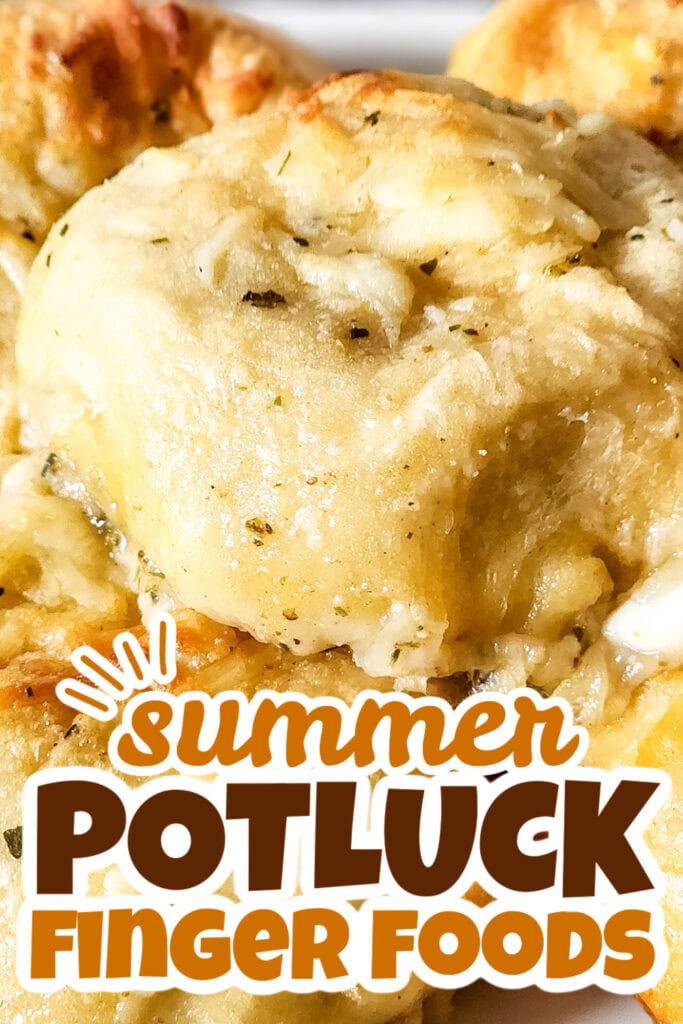 summer potluck finger food - Cheesy Pepperoni Pizza Biscuits