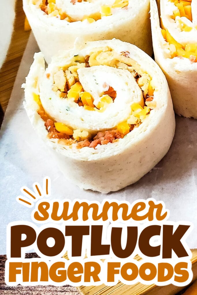 summer potluck finger food - Crack Chicken Pinwheels