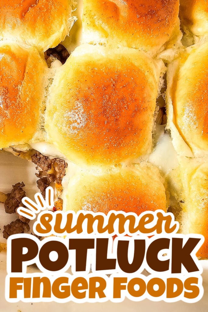 summer potluck finger food - Mushroom & Swiss Sliders copy