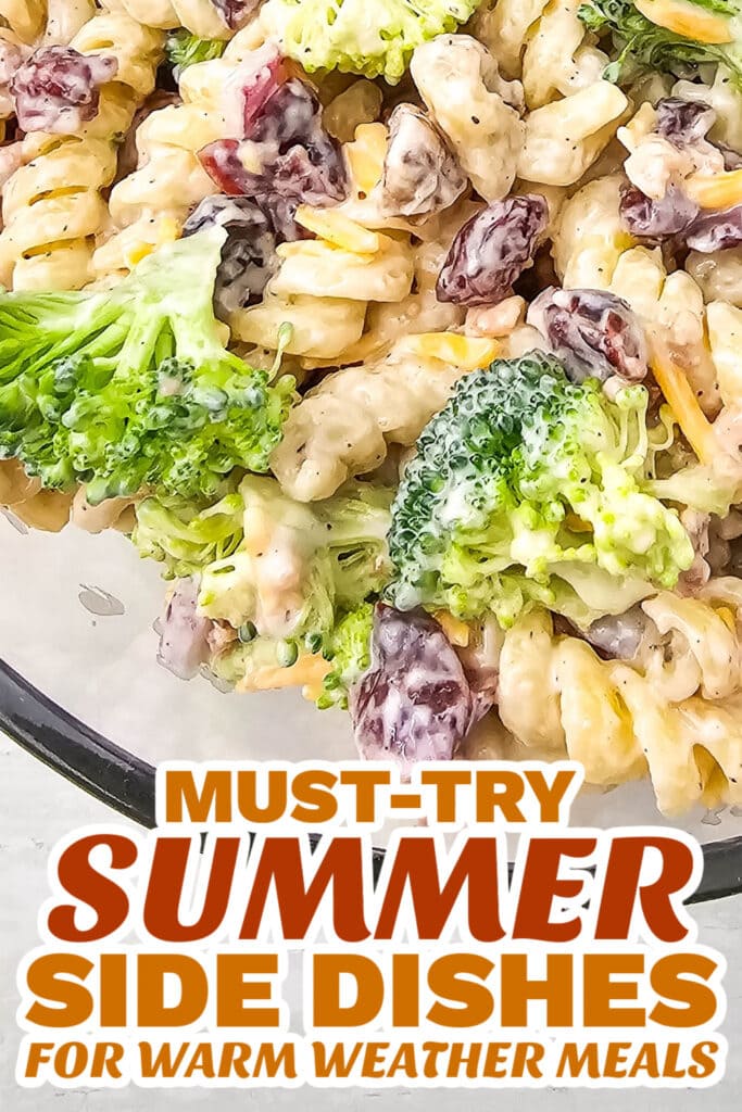 summer side dishes - Broccoli Pasta Salad