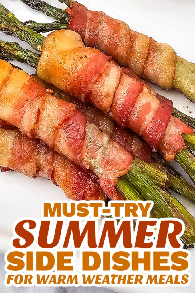 summer side dishes - Roasted Bacon-Wrapped Asparagus Bundles