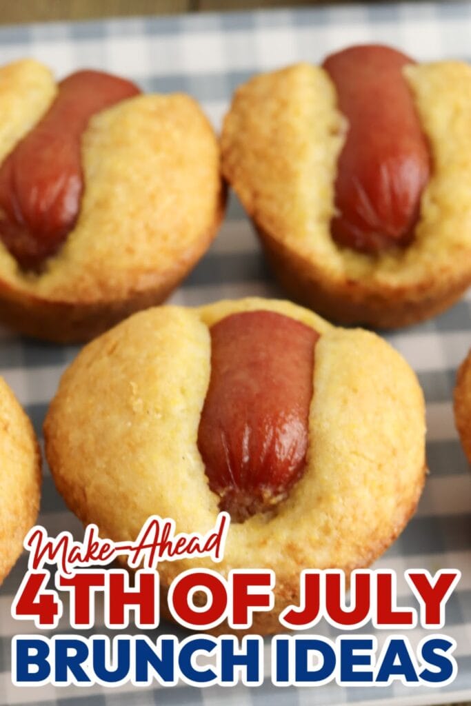 4th of July Brunch Ideas-Corndog Mini Muffins