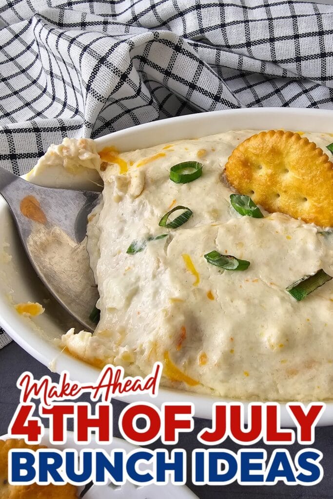 4th of July Brunch Ideas- Hot Seafood Dip