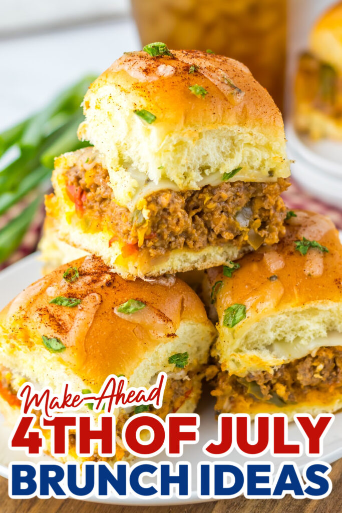 4th of July Brunch Ideas-Sloppy Joe Enchilada Sliders