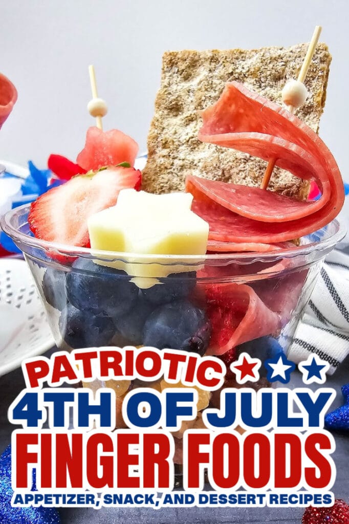 4th of July Food -Charcuterie Cups