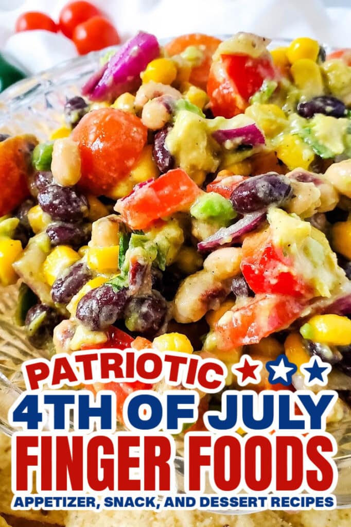 4th of July Food -Cowboy Caviar Dips