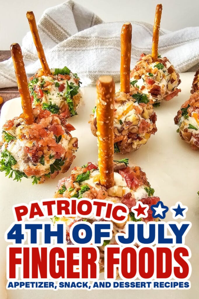 4th of July Food -Cracked Out Cheeseball Bites