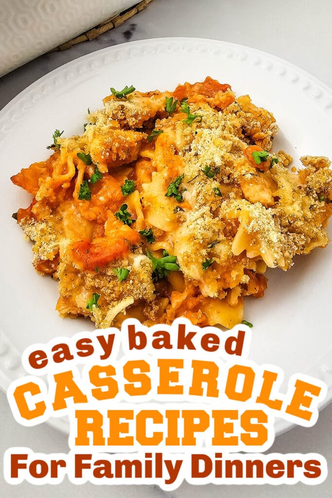 Casserole Recipes - Dump-and-Bake Chicken Parmesan Casserole