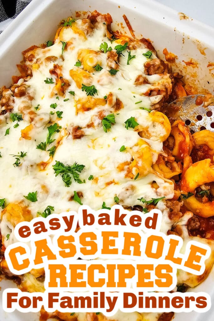 Casserole Recipes - Italian Sausage Tortellini Casserole