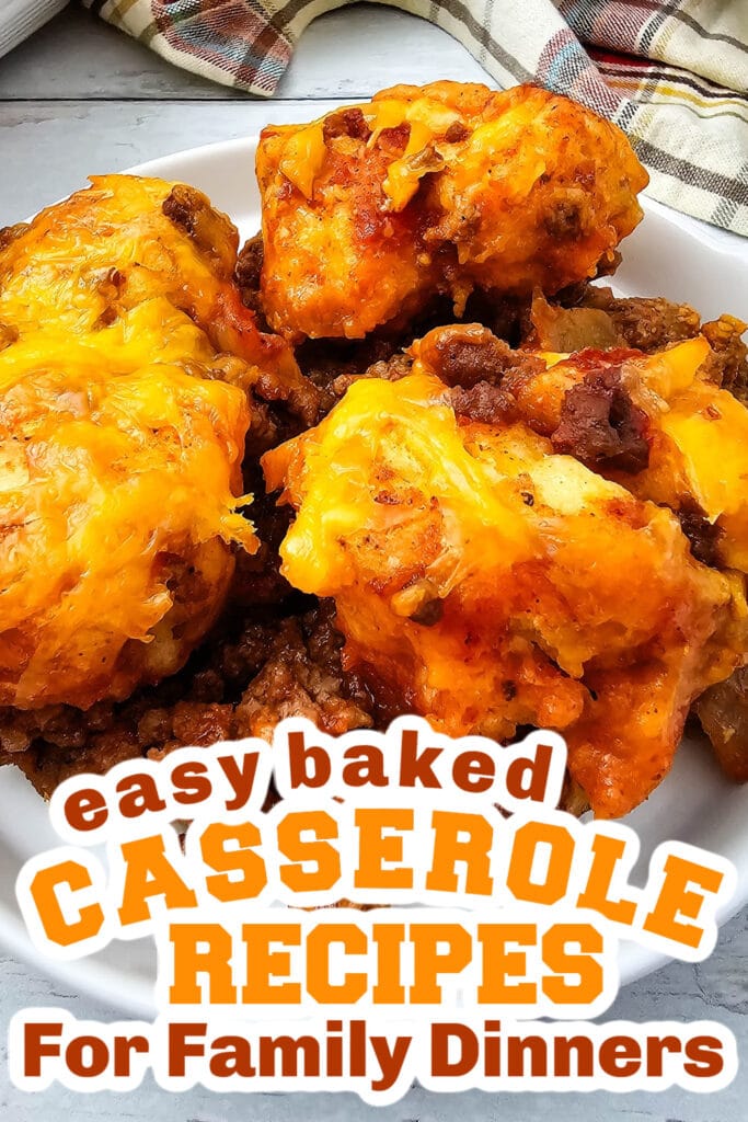 Casserole Recipes - Sloppy Joe Biscuit Casserole