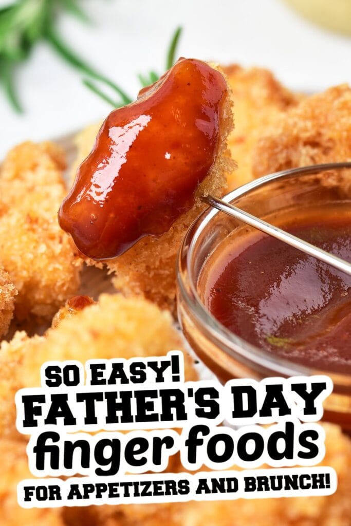 Father's Day Finger Foods - popcorn chicken bites