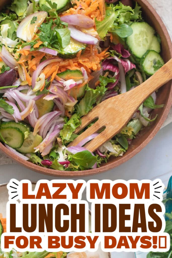 Lazy Mom Lunch Ideas - Baby Calamari Garden Salad copy