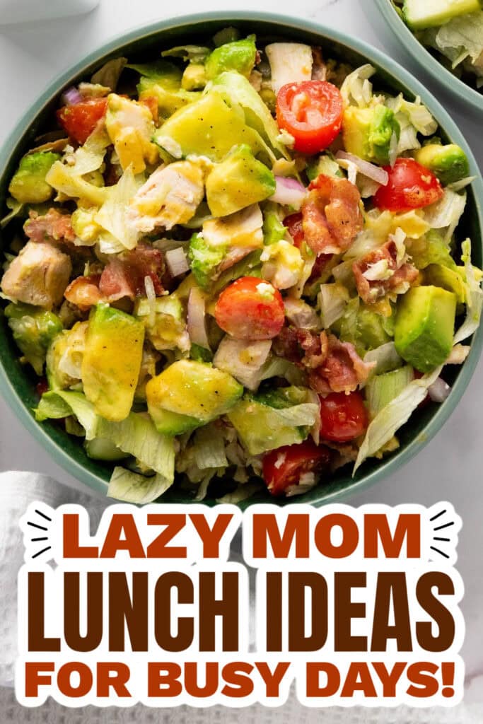 Lazy Mom Lunch Ideas - Chicken Chopped Salad copy
