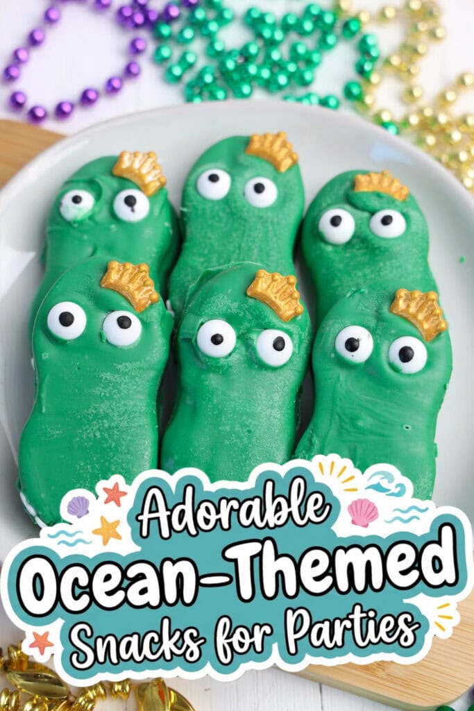 Ocean -Themed Snacks - Mardi Gras Alligators