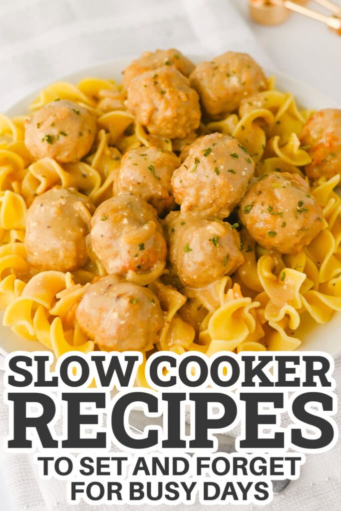 Slow Cooker Recipes-Slow Cooker Creamy Meatballs