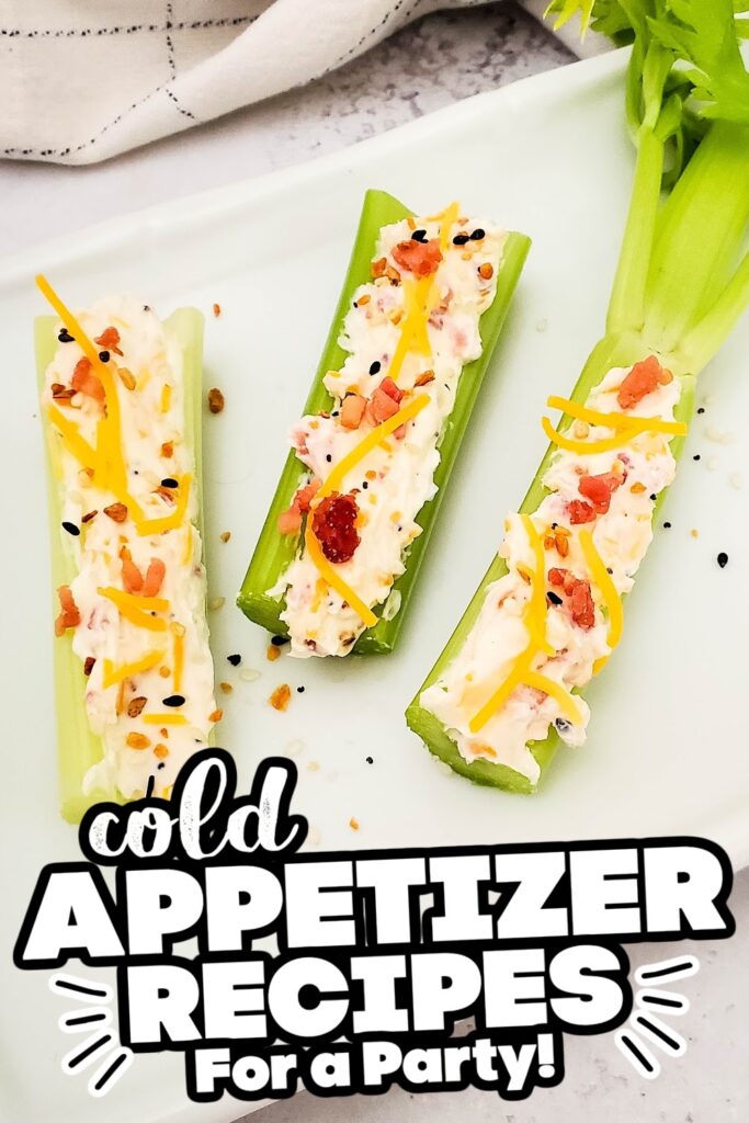 cold appetizer - Bacon and Cheese Stuffed Celery