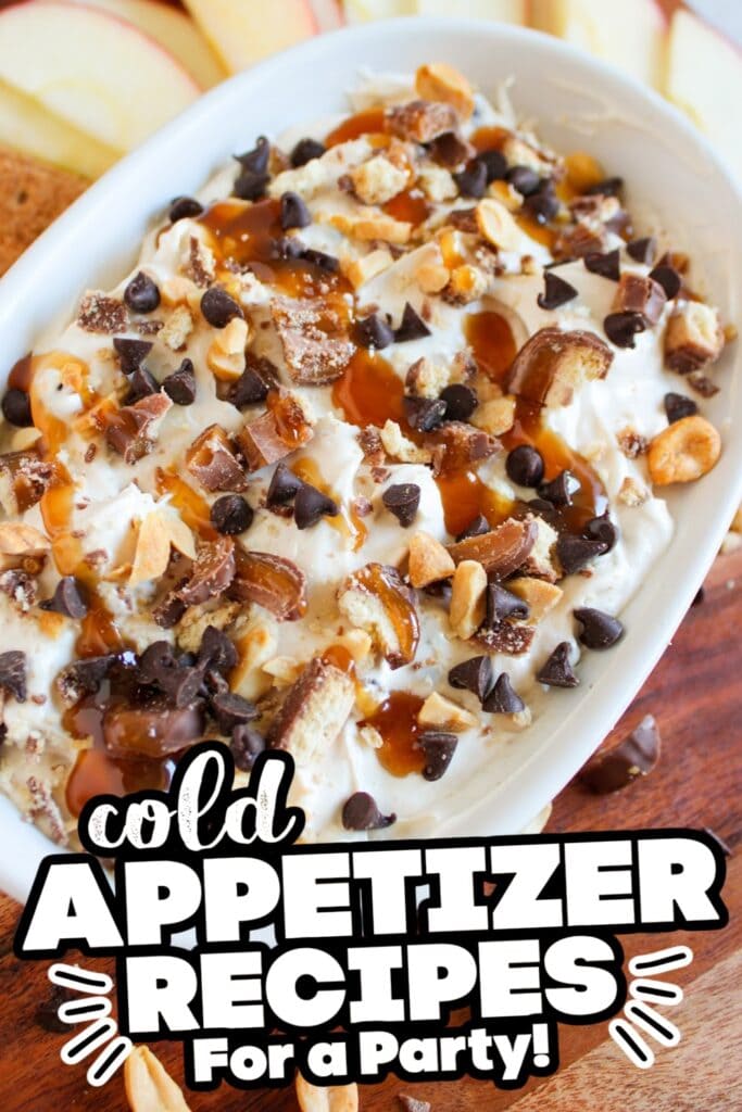 cold appetizer - Caramel Twix Apple Dip