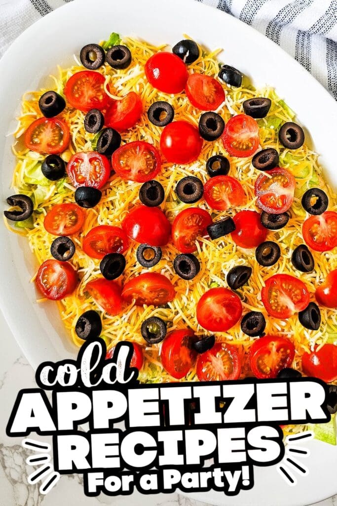 cold appetizer - Classic Taco Dip
