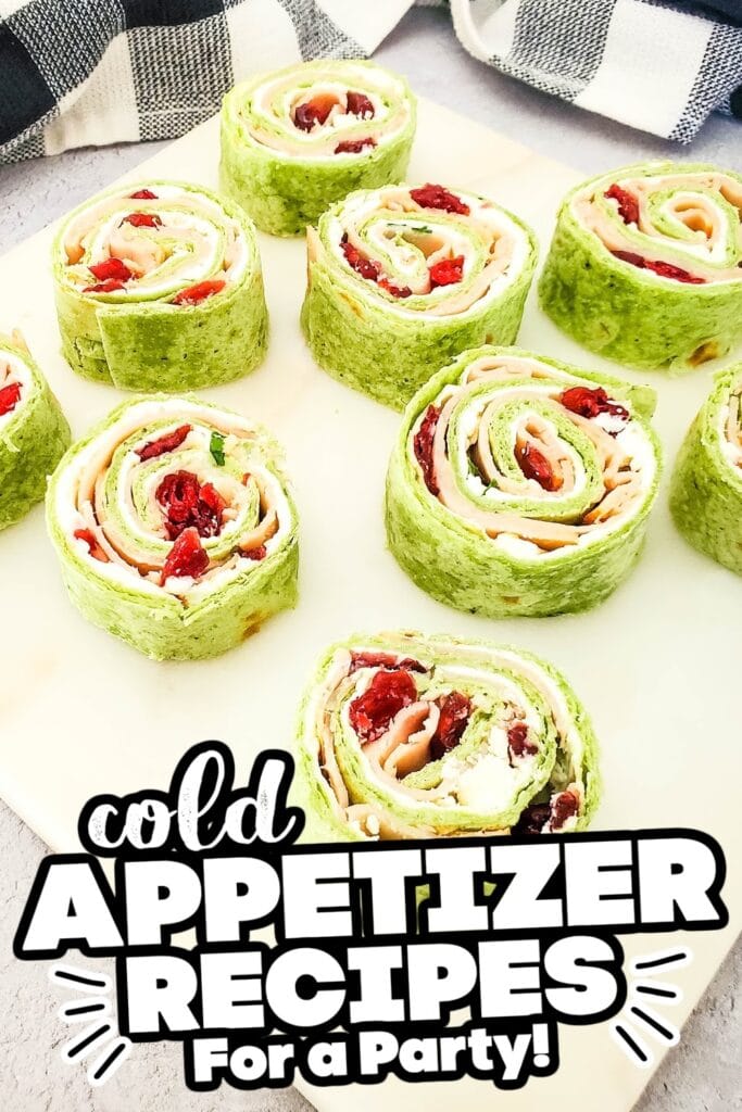 cold appetizer - Cranberry Turkey Pinwheels