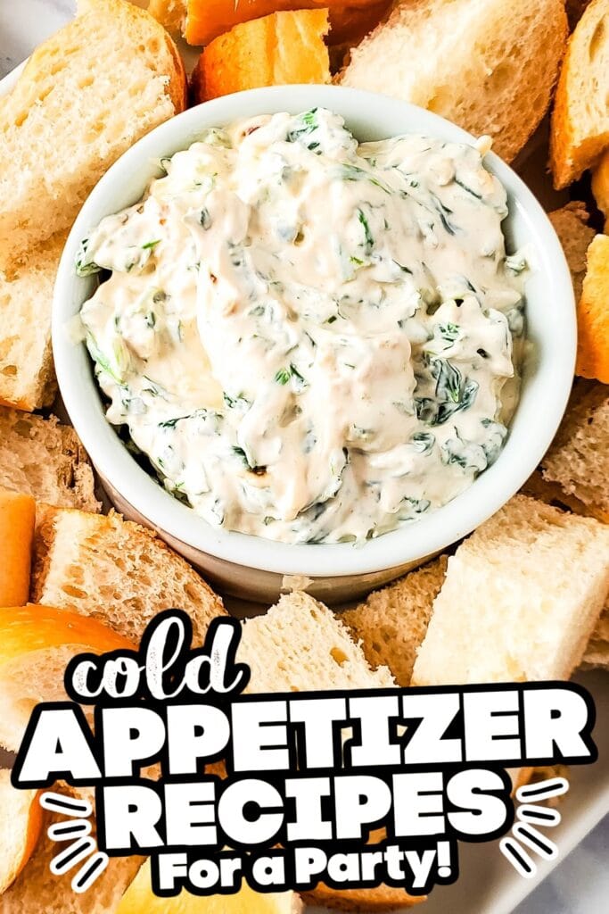 cold appetizer - Creamy Spinach Dip