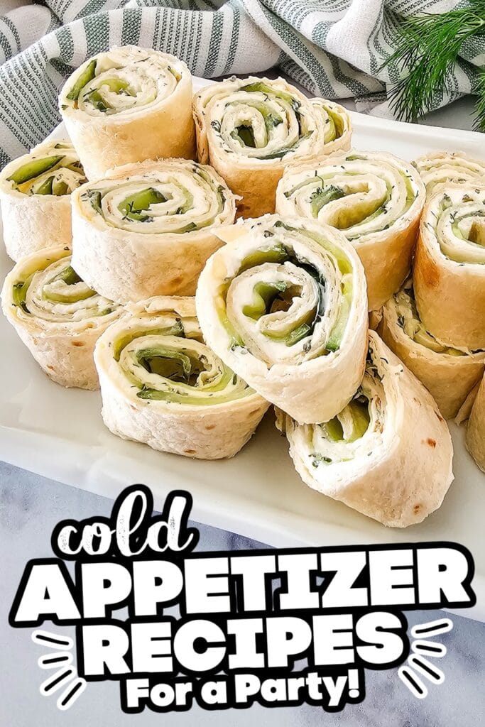 cold appetizer - Cucumber Dill Pinwheel