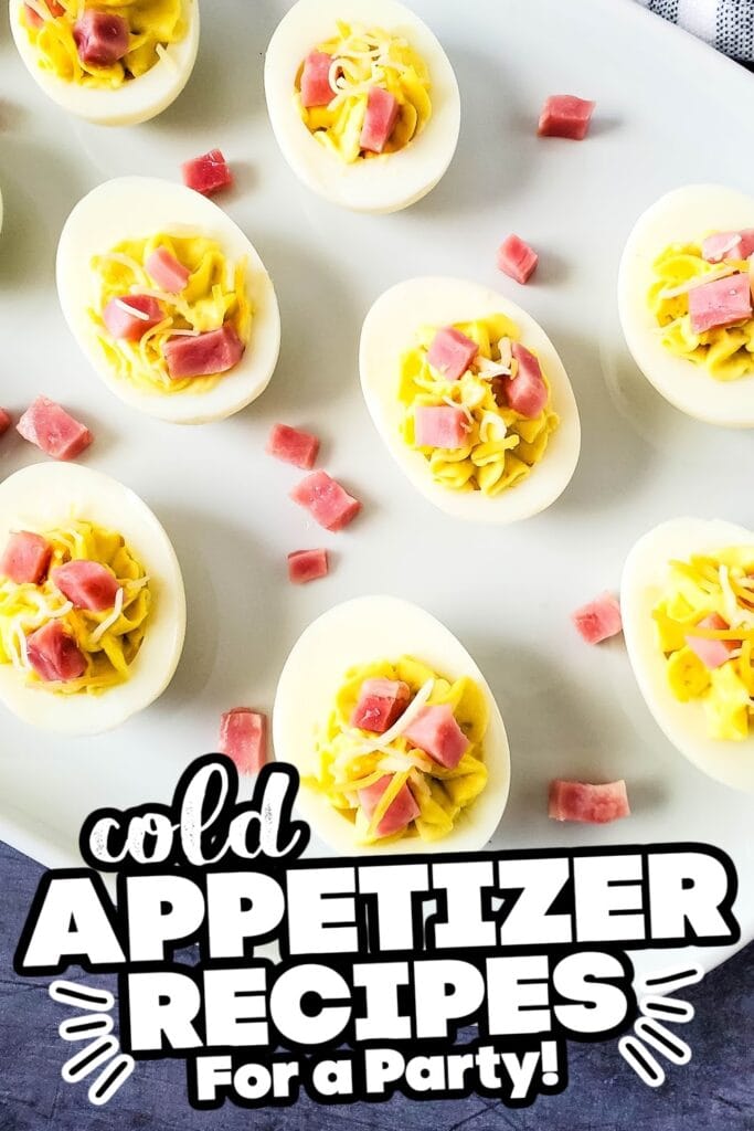 cold appetizer - Ham and Cheese Deviled Eggs