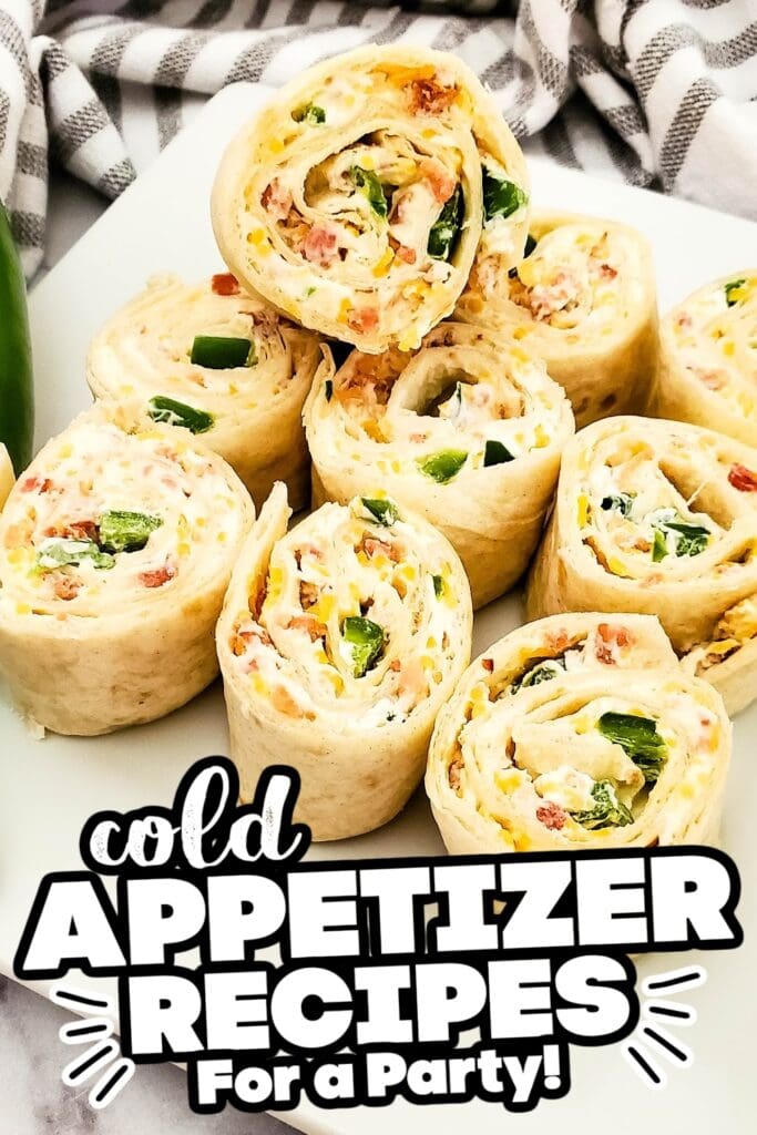 cold appetizer - Jalapeno Popper Pinwheels