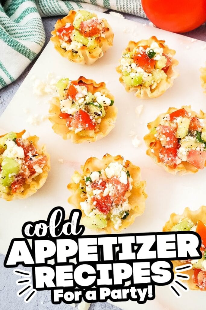 cold appetizer - Mediterranean Feta Bites