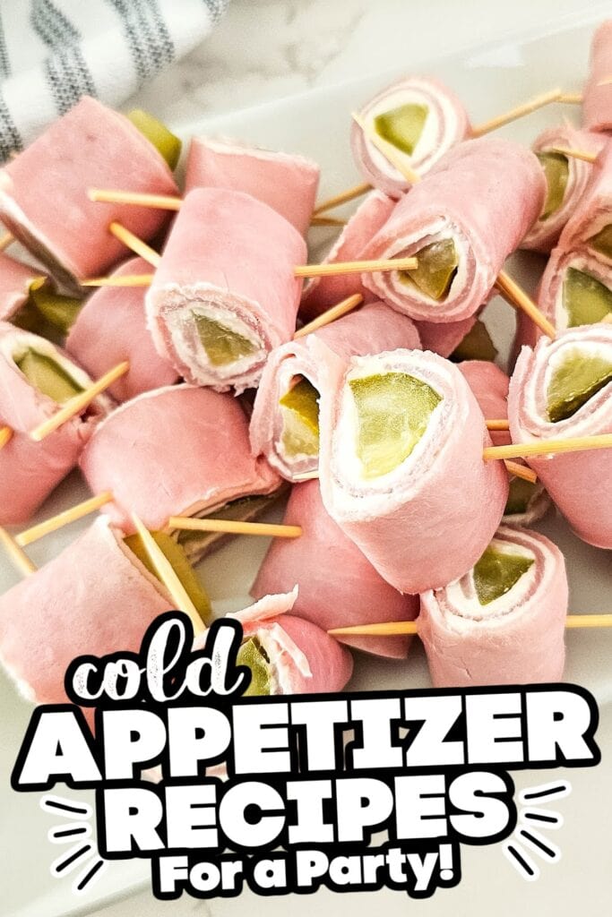 cold appetizer - Pickle Ham Rolls
