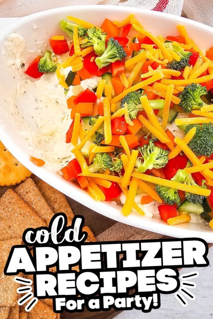 cold appetizer - Veggie Pizza Dip