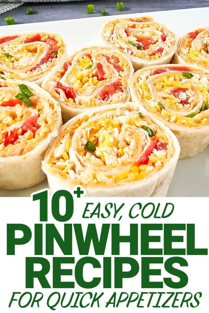 cold pinwheel appetizer - Tex-Mex Chicken Enchilada Pinwheels copy