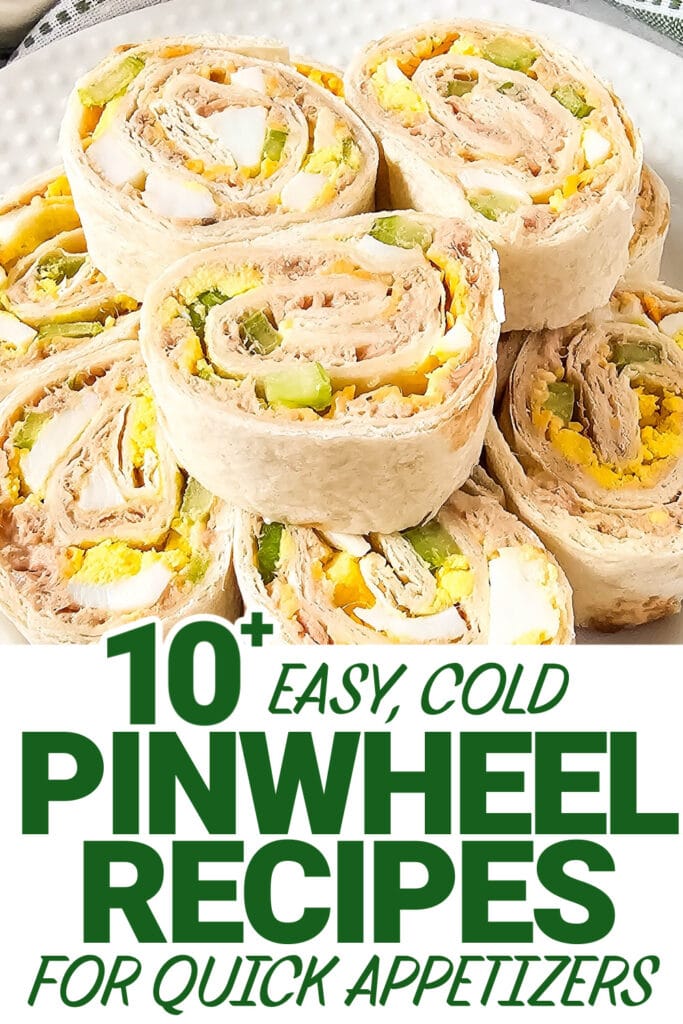cold pinwheel appetizer - Tuna Salad Pinwheels copy