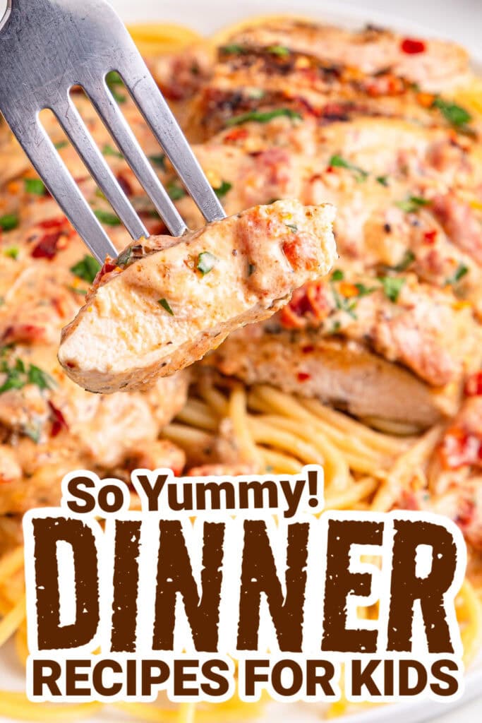 dinner recipes for kids - Creamy Garlic Marry Me Chicken copy