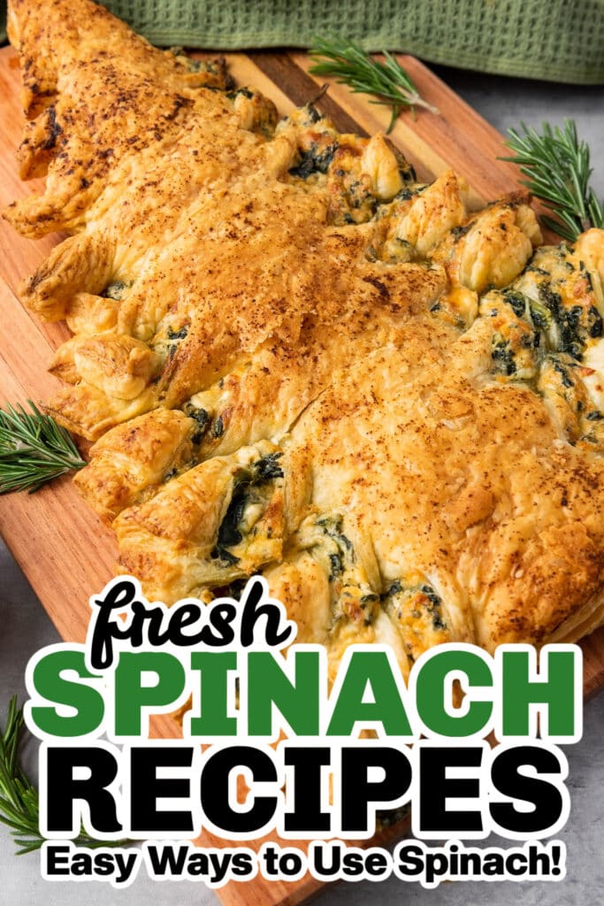 fresh spinach recipes - Spinach Dip Puff Pastry copy 2