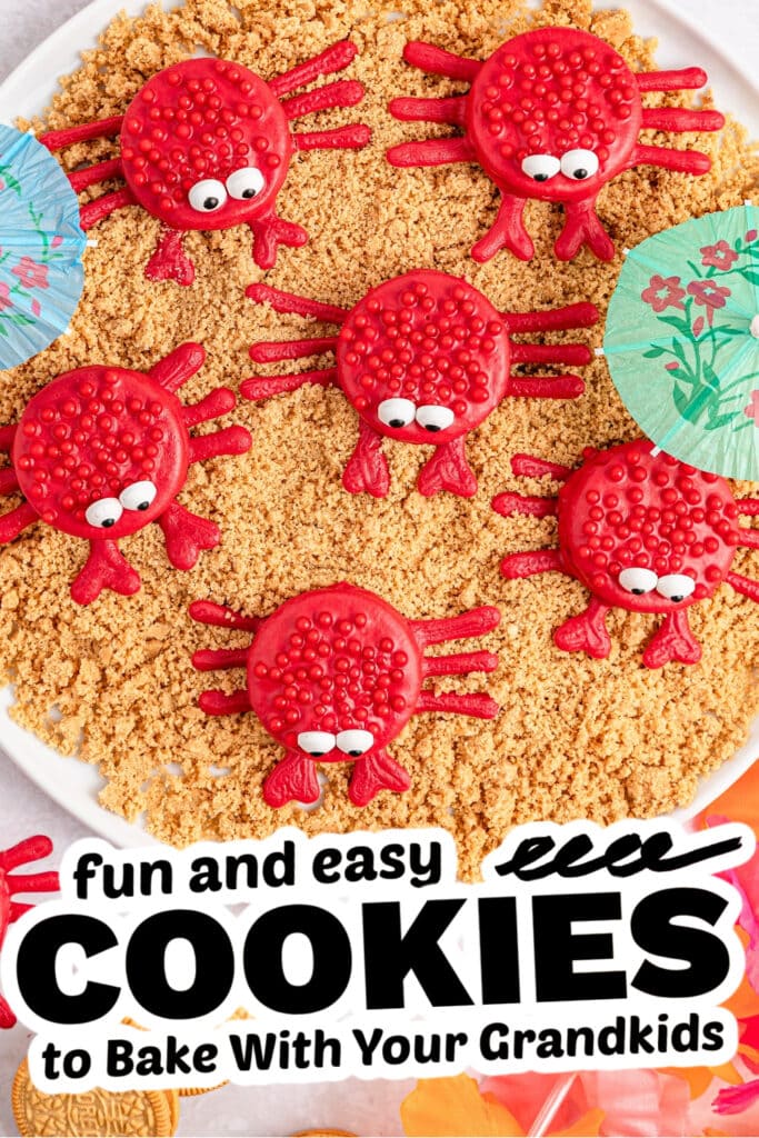 fun cookies for grandkids - Cute Oreo Crab Cookies