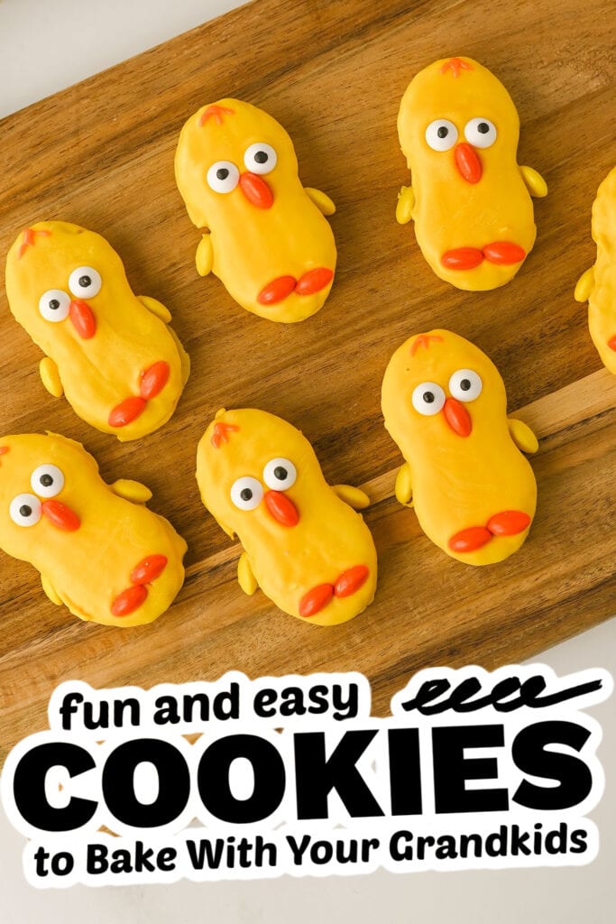 fun cookies for grandkids - nutter butter chicks
