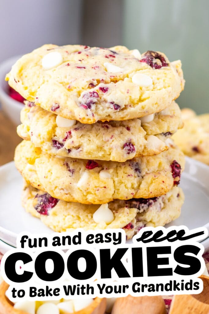 fun cookies for grandkids - vanilla cake mix raspberry