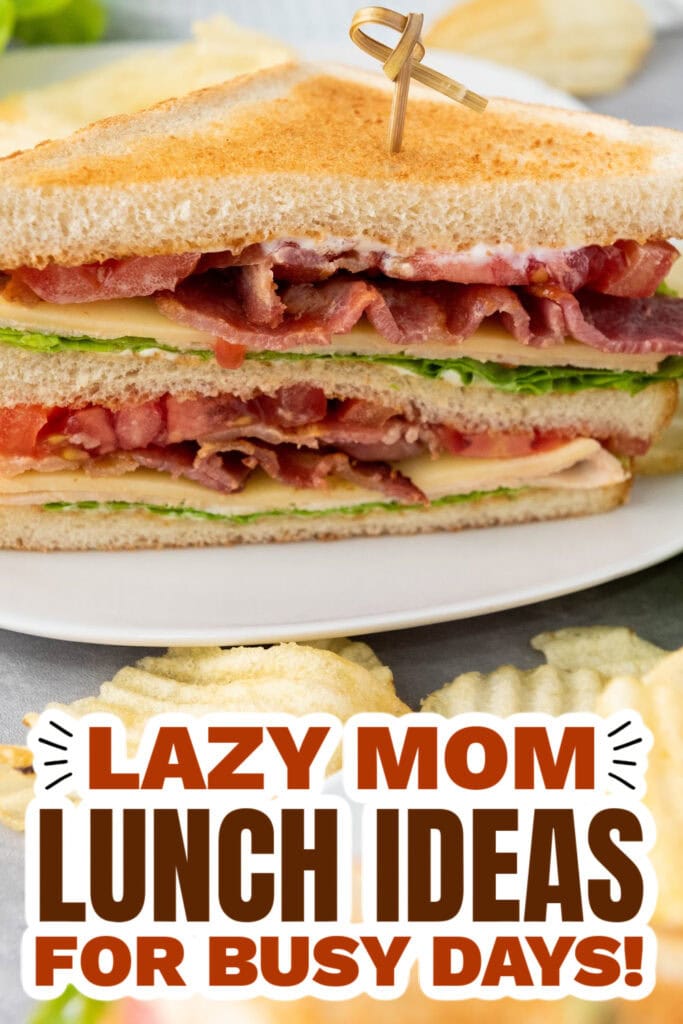 lazy mom dinner ideas - Homestyle Chicken & Bacon Stack Sandwich copy