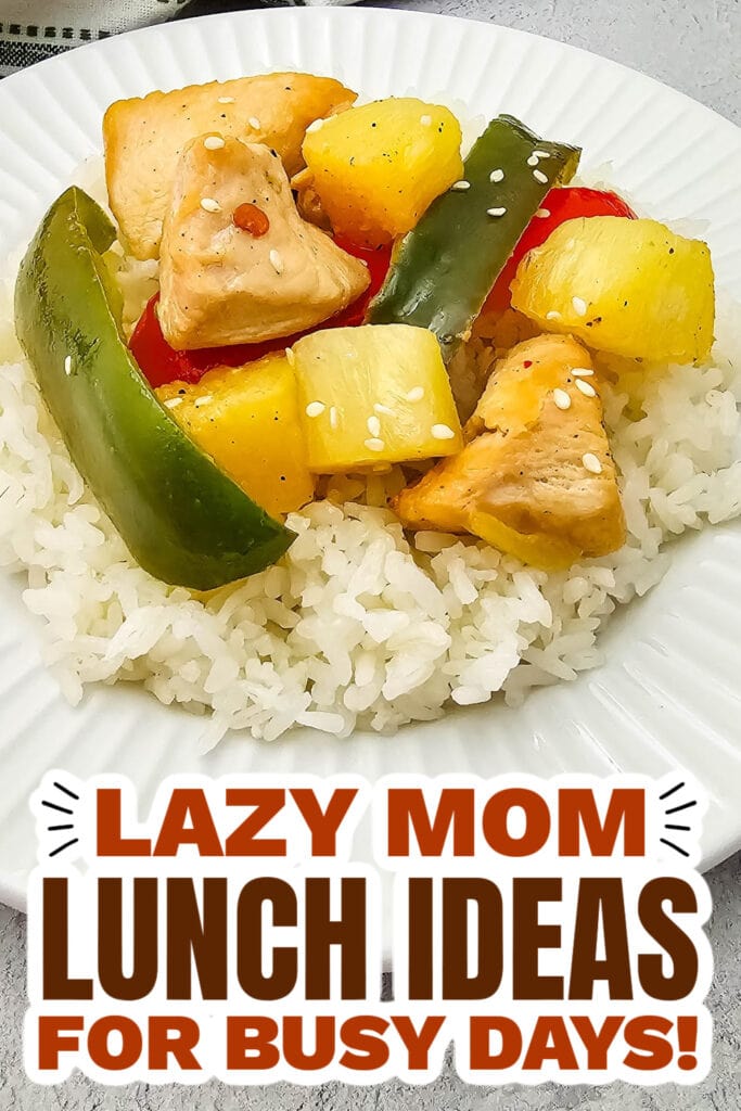 lazy mom dinner ideas - Sheet Pan Pineapple Teriyaki Chicken copy