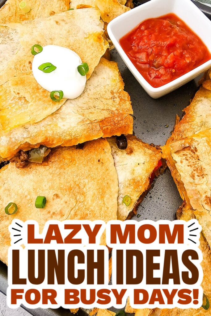 lazy mom dinner ideas - Sheet Pan Tex Mex Quesadillas copy