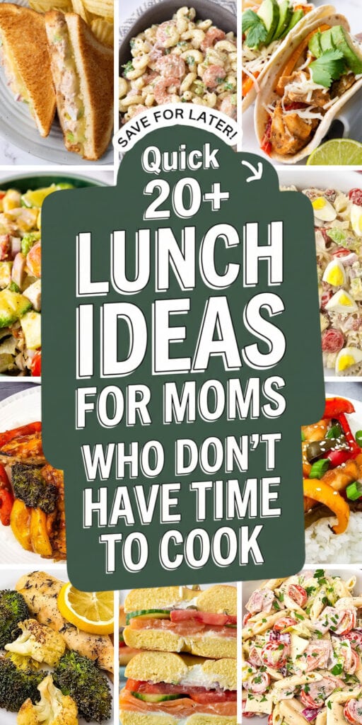 lazy mom lunch ideas
