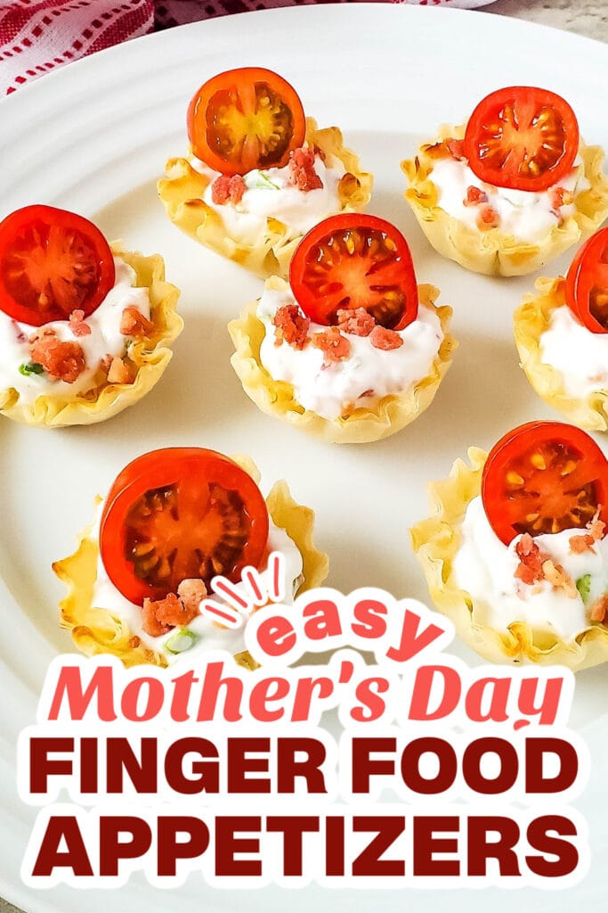 mother's day appetizers - BLT Phyllo Party Bites