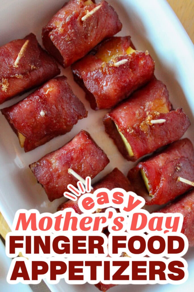 mother's day appetizers - Bacon-Wrapped Pineapple Bites