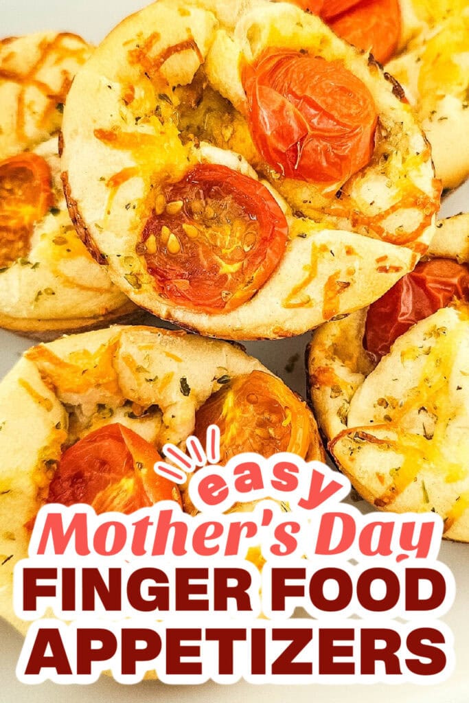 mother's day appetizers - Cheesy Tomato Focaccia Rolls