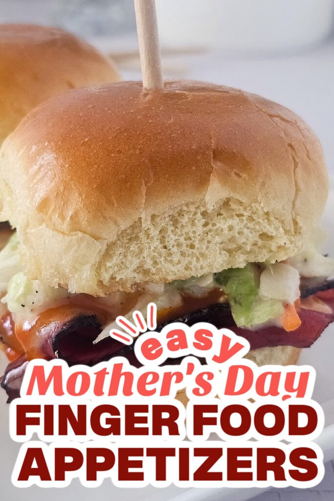 mother's day appetizers - Grilled Pastrami Slaw Sliders