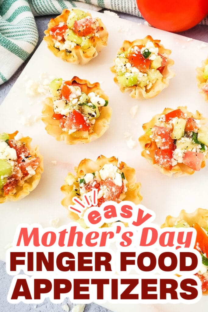 mother's day appetizers - Mediterranean Feta Bites