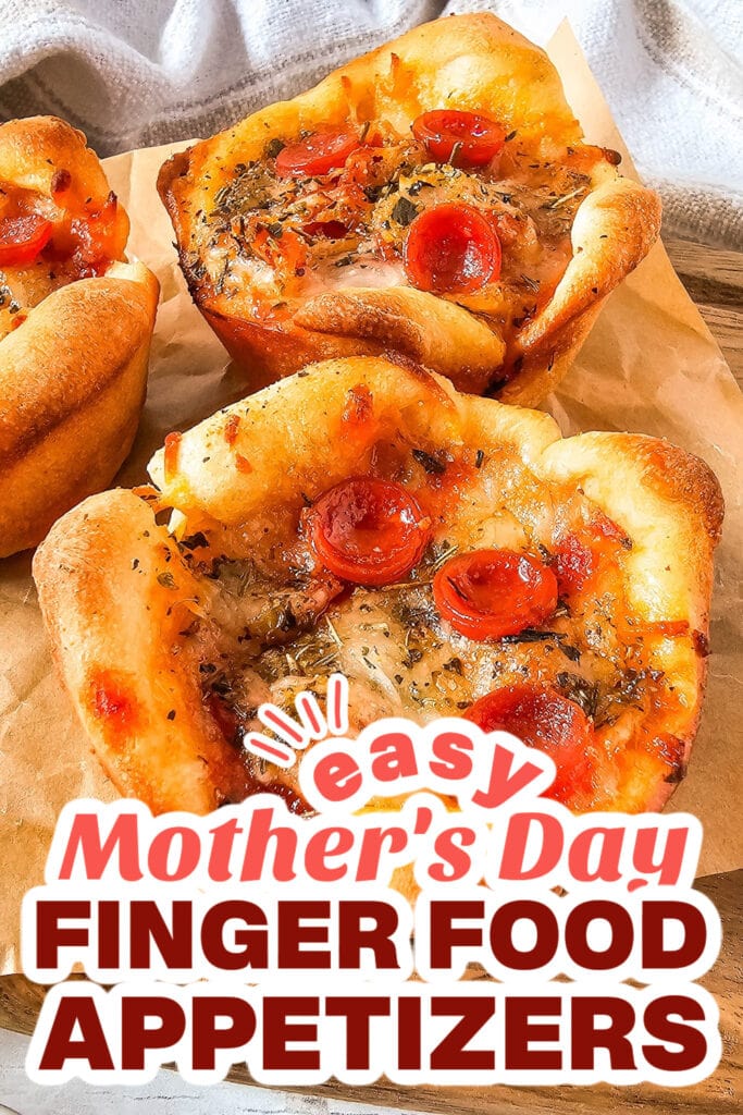 mother's day appetizers - Pepperoni Pizza Puffs