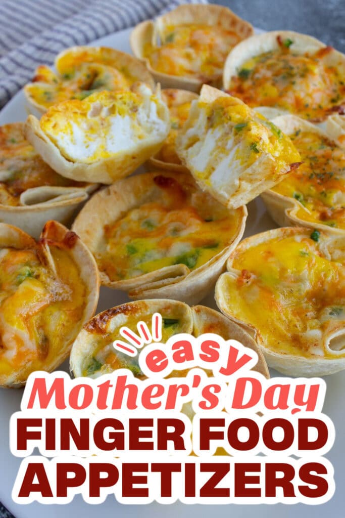 mother's day appetizers - Three Cheese Mini Quiches