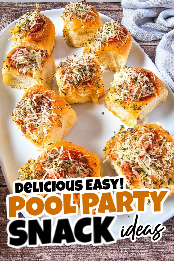pool party snacks - Meatball Sliders