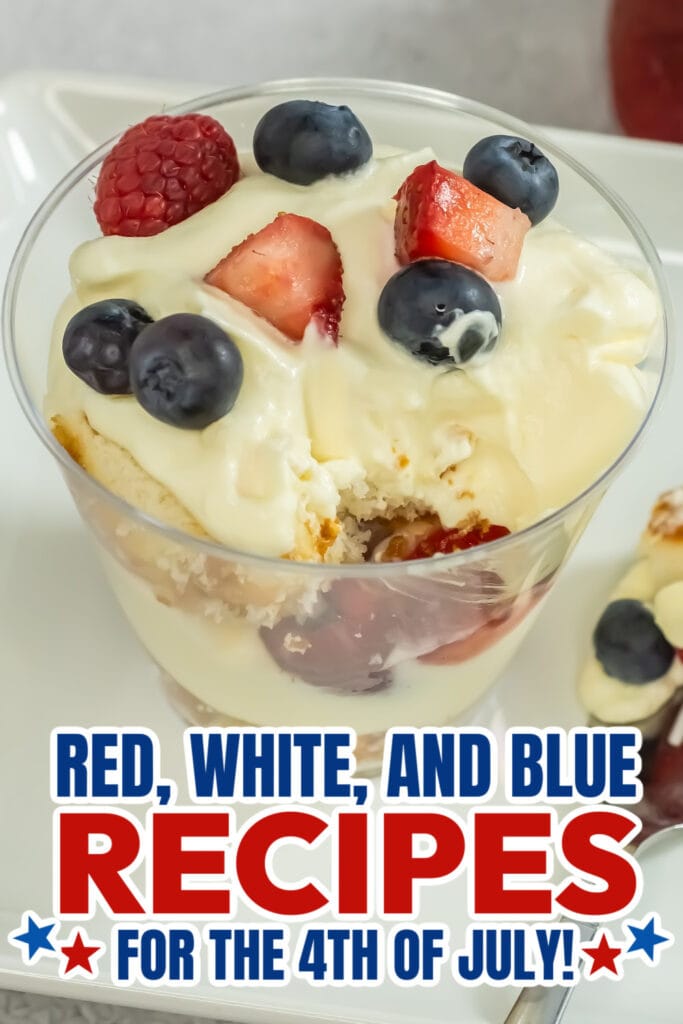 red, white, and blue recipes for Red, - Red, White & Blue Trifles copy